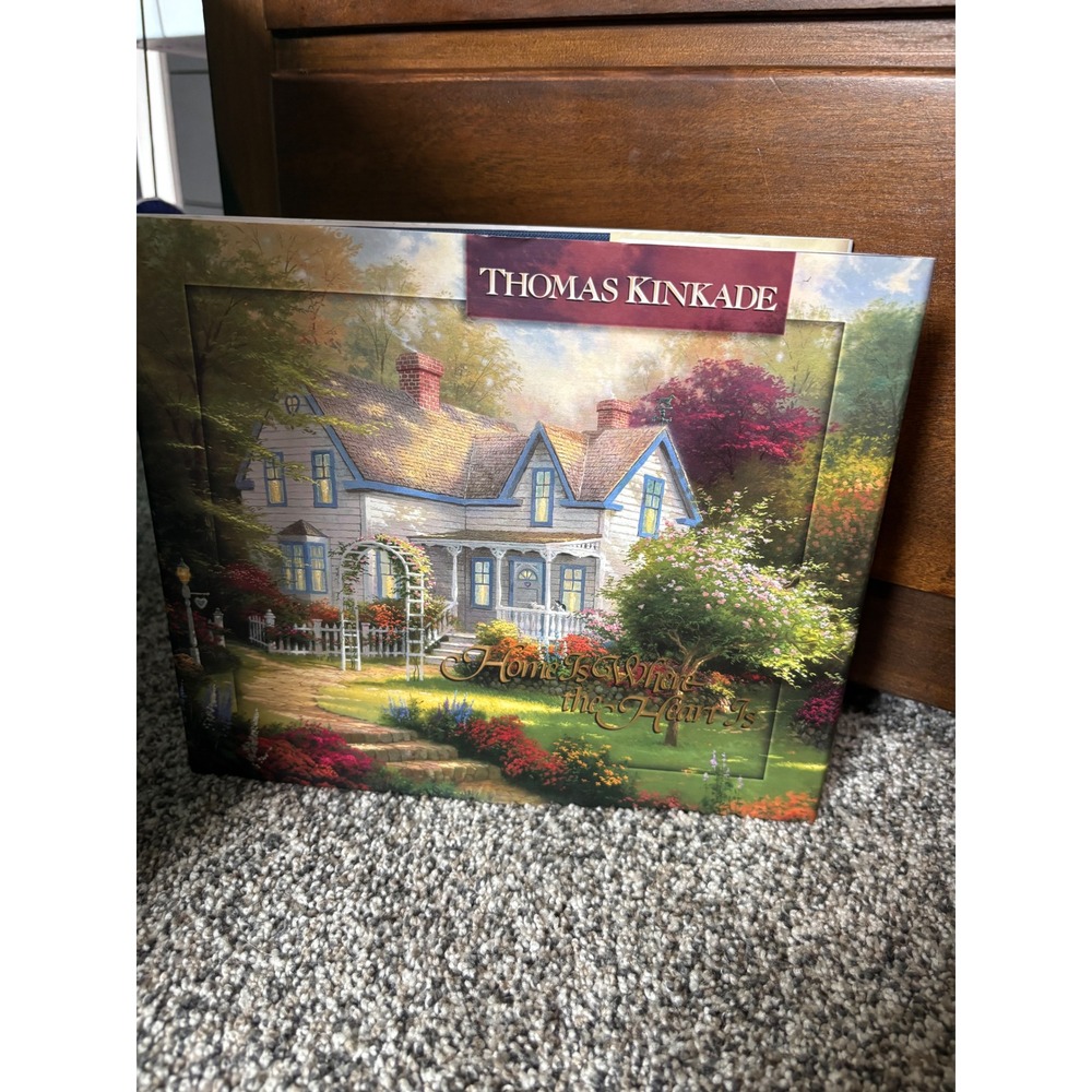 Thomas Kinkade Home Is Where the Heart Is Hardcover Art Book Landscape Paintings